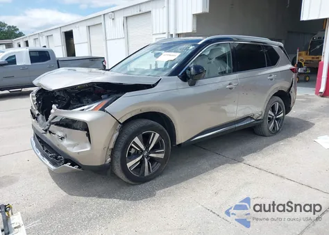 2021 Nissan Rogue Platinum Fwd z USA, uszkodzony, nr VIN JN8AT3DC4MW100952